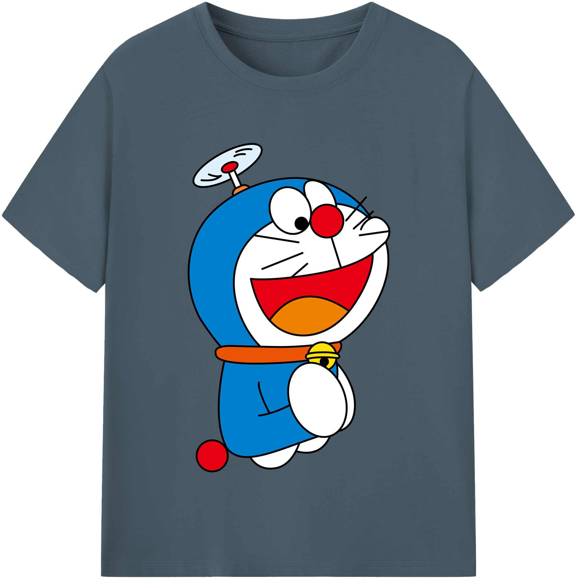（画像用） ドラえもん Doraemon 綿100％半袖Tシャツ（フロントプリント）